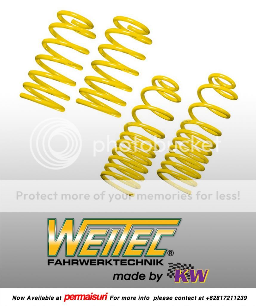 Weitech Lowering Kit By Kw suspension first in PERMAISURI!!!!