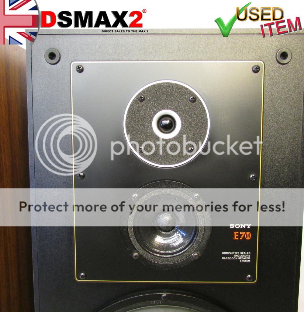 Sony Speakers SSE70 LOUDSPEAKERS 1979 CARBOCON SPEAKER